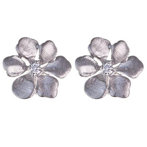 Pacific Sterling Silver Flower Earrings