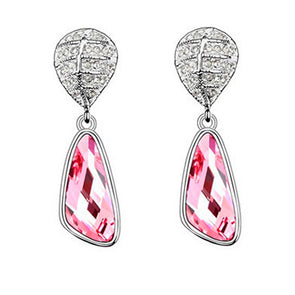 Swarovski Elements Lulu Earrings in Pink