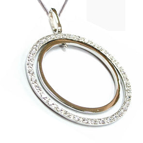 Duo Open Circle Necklace