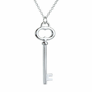 Sterling Silver Key Necklace