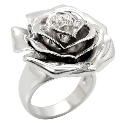 Stainless Steel Flower Ring