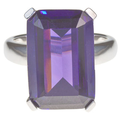 High Society Cocktail Ring in Amethyst