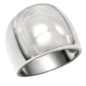 Stainless Steel Dome Ring