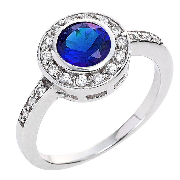 Circlet Ring in Sapphire Blue