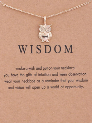 Wisdom Owl Necklace